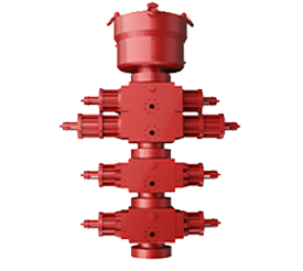 13 5/8-15000PSI<br>高抗硫防噴器組<br>（2FZ35-105閘板防噴器、FH35-70/105環(huán)形防噴器）
